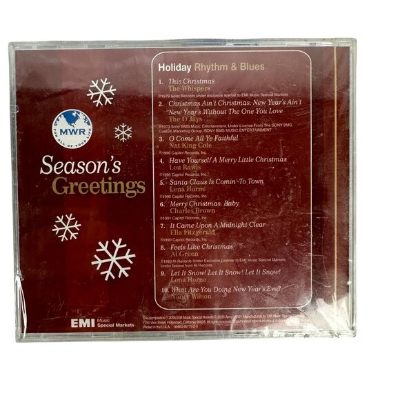 Seasons Greetings Holiday Rhythm & Blues CD Various Artists 2005 EMI Music - Picture 2 of 6